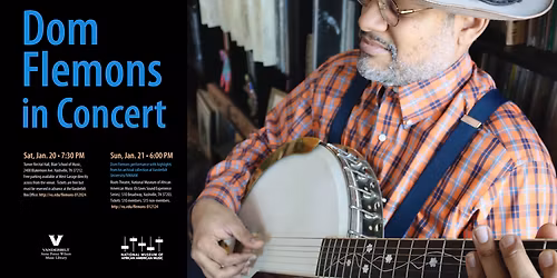 Dom Flemons at Davis Theatre