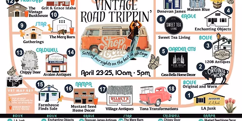 Vintage Road Trippin' at Grit & Grace!