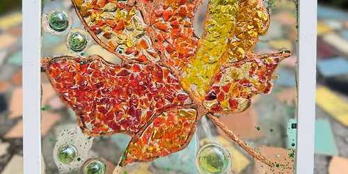 \ud83c\udf41\u2728 Workshop: Shimmering Maple Leaf in Resin & Glass \u2728\ud83c\udf41
