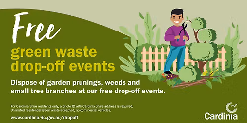 FREE Green waste drop-off events