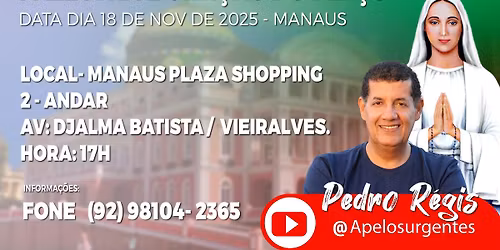 PEDRO REGIS EM MANAUS