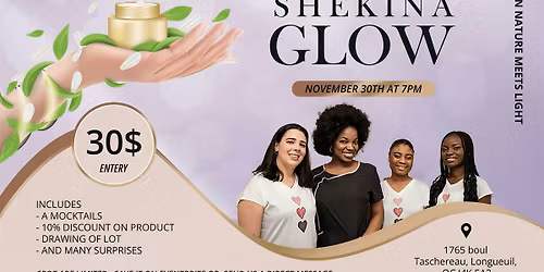 Shekina Glow face and body set launch