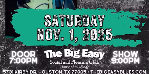 Jonn Del Toro Richardson (2017 BMA winner) at The Big Easy - Live Music