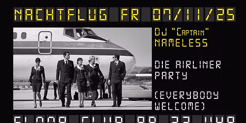 Nachtflug Airliner Party