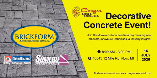 Decorative Concrete Demo Day