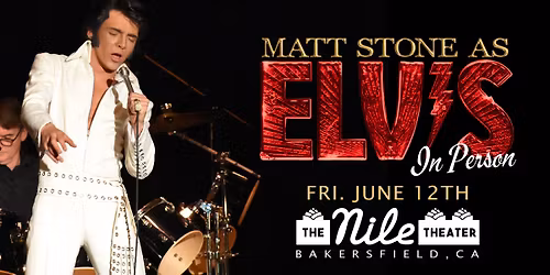 Matt Stone As ELVIS In Person