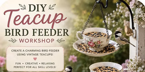 DIY Teacup Bird Feeders