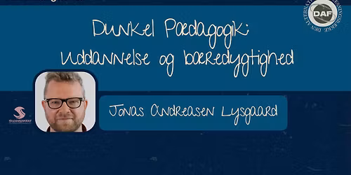 JONAS ANDREASEN LYSGAARD: DUNKEL P\u00c6DAGOGIK