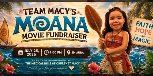Team Macy's - Moana Movie Fundraiser