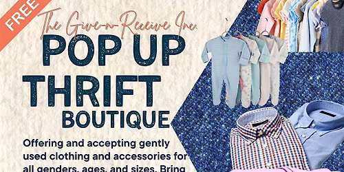 FREE Community Pop-up Thrift Boutique