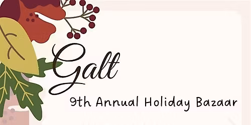 GALT HOLIDAY BAZAAR