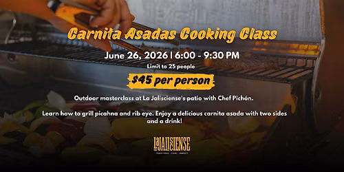 Carne Asada Class at La Jalisciense