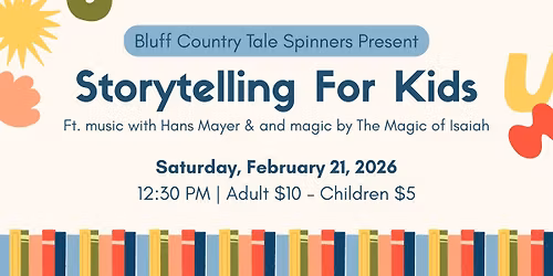 Storytelling For Kids at the Pump House