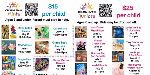 Creative Spark Juniors - Ages 6 and Up