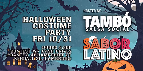 Halloween Salsa\/Bachata Costume Party, Friday 10\/31