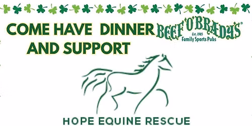 Hope Equine Rescue's Spirit Night at Beef's Winter Haven