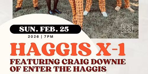 Haggis X1 at City Winery - Boston