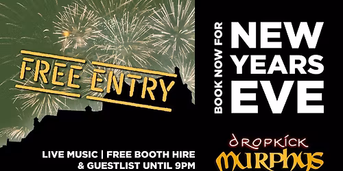 New Years Eve - Free Entry Guestlist Pre 9pm