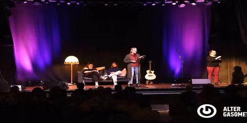Poetry Slam mit Dolmetschung in die dt. Geb\u00e4rdensprache
