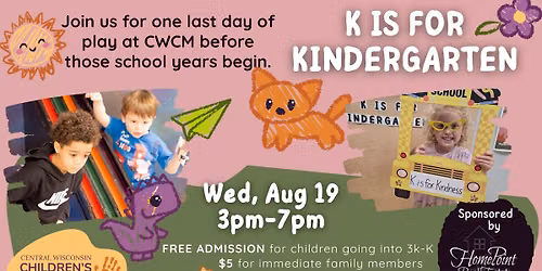 K is for Kindergarten 