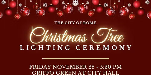 Annual Christmas Tree Lighting Ceremony