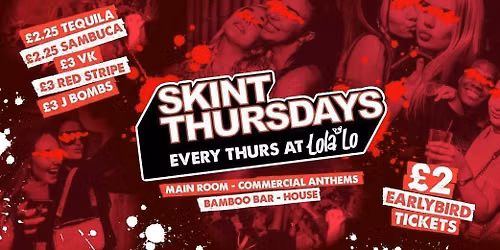 SKINT THURSDAYS - TRAFFIC LIGHT PARTY\ud83d\udea6\u2764\ufe0f