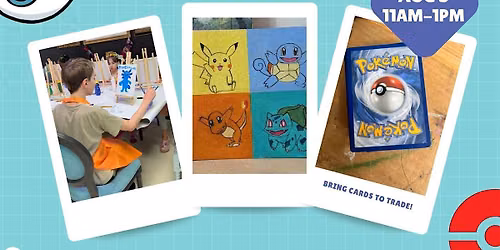 Kids Paint & Trade Pokemon