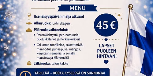 Suomen Itsenäisyyspäivän 109v  juhla
