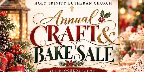 Annual Craft and Bake Sale