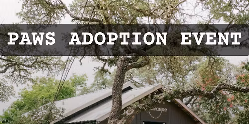 PAWS Adoption Event at Winehouse!