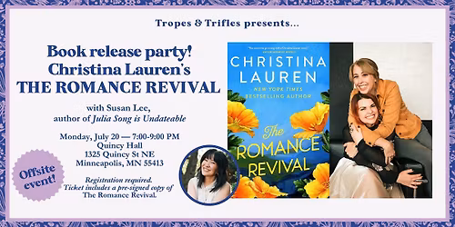 Book Release Party! Christina Lauren's THE ROMANCE REVIVAL