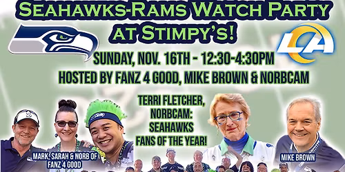 Seahawks-Rams Viewing Party at Stimpy's Bar & Grill