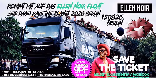 RAVE THE PLANET Float ELLEN NOIR 