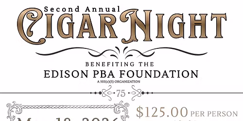 2nd Annual Edison PBA Cigar Night 