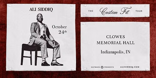 Ali Siddiq: The Custom Fit Tour