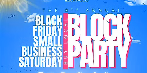 Black Friday Small Business Saturday Block Party