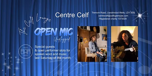 Live in The Celf Lounge - Open Mic