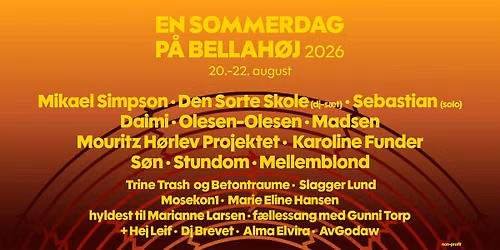 En sommerdag p\u00e5 Bellah\u00f8j 2026
