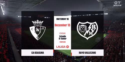 Rayo Vallecano vs CA Osasuna at Vallecas Stadium