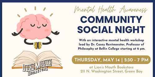 Mental Health Awareness Community Social Night