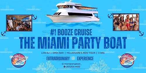 BOOZE CRUISE MIAMI - BEST BOOZE CRUISE