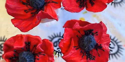 The Library Presents: Leather Poppy Workshop ***SOLD OUT***