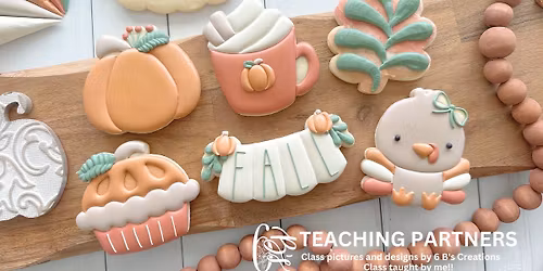 Thanksgiving cookie decorating class at Chef Pams Kitchen