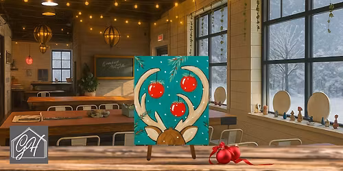 Jolly Raindeer - Paint & Sip