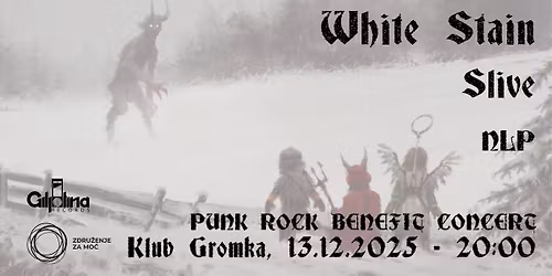 Punkrock benefit: SLIVE \/ NLP \/ WHITE STAIN