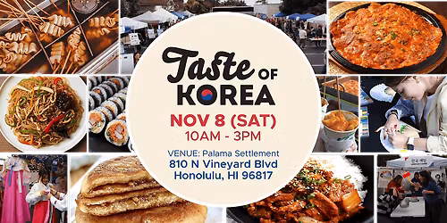 2025 Taste of Korea in Honolulu