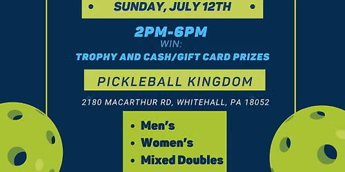 Pickelball Fundraiser Tournament for Rise Above
