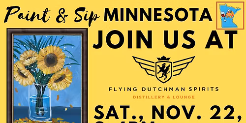 November 22 Paint & Sip at Flying Dutchman Spirits