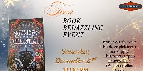Teen Book Bedazzling Event