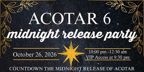 The Readery's Midnight ACOTAR Release Party